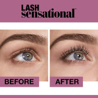 Maybelline New York | Lash Sensational máscara de pestañas negra volumen- 9,5 ml con cepillo en forma de abanico no apelmazada, pestañas más flexibles | 9,5ml - details 2