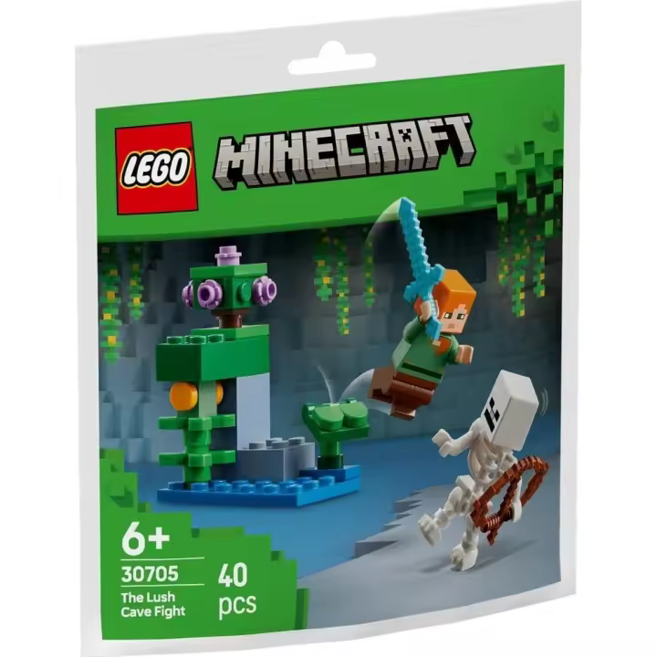 LEGO POLYBAG 30705: The Lush Cave Fight paper bag - 1