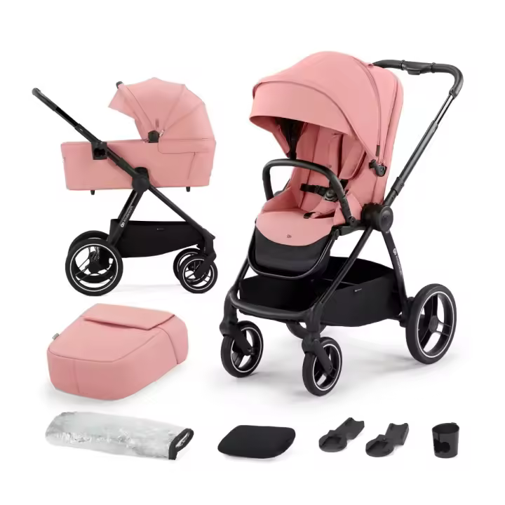 KINDERKRAFT COCHECITO NEA 2 PIEZAS COLOR GRIS / ROSA - 1