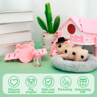 Juguete De Cerditos Mini Set De Muñecos De Silicona Accesorio De Cerdita Reborn Lindo Y Realista Para Recién Nacidos Regalo Para Niños - details 10