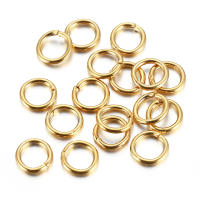 Anillos Abiertos De Acero Inoxidable Para Joyería DIY 100pcs Tamaños 4/5/6/7mm Conectores De Anillos Saltarinos - details 0