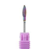 Broca De Uñas De Tungsteno 1pc Borras De Carburo Arco Iris Para Taladro Eléctrico De Manicura Herramientas De Arte De Uñas - details 1