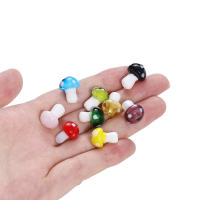 10/20Pcs Hongo De Vidrio Colorido Bolas Espaciadoras Para Collar Pulsera Aretes Accesorios De Joyería Fabricante Directo Al Por Mayor - details 5