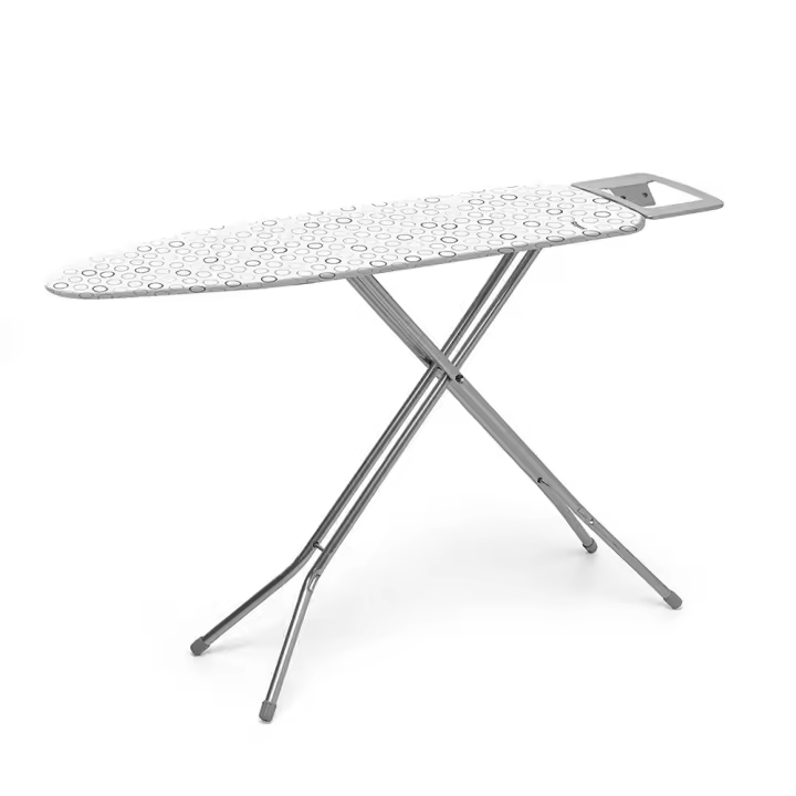 Rayen | Tabla de planchar | Gama Basic | Tablero de metal expandido | Funda algodón y poliéster | Tacos Patas antideslizantes de caucho | Medidas: 113x34x5.5 cm - 1