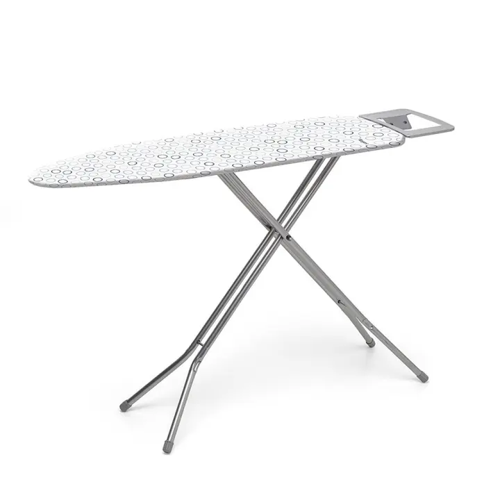 Rayen | Tabla de planchar | Gama Basic | Tablero de metal expandido | Funda algodón y poliéster | Tacos Patas antideslizantes de caucho | Medidas: 113x34x5.5 cm - 1