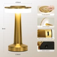 Lámpara De Mesa LED Recargable Sensor Táctil Luz Nocturna Para Lectura Sin Cable Decorativa Para Restaurante Hotel Bar Y Dormitorio - details 3