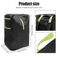 Bolsa De Almacenamiento Para Carrito De Bebé Impermeable De Tela Oxford Con Correa Ajustable Para Viaje En Tren Bolsa De Puerta De Verificación Con Estuche De Viaje - details 7