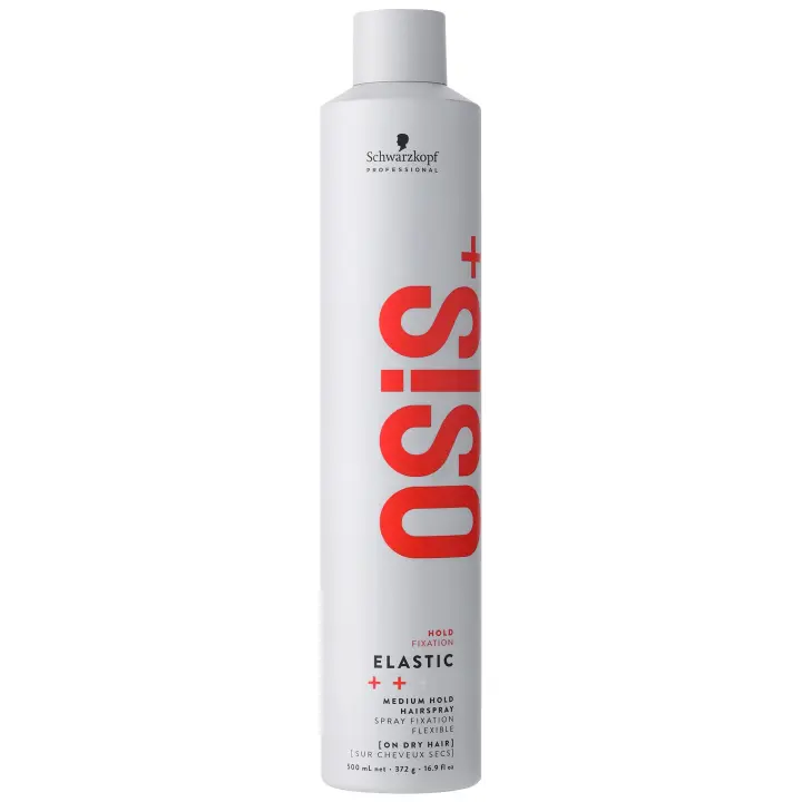 Schwarzkopf Osis ELASTIC Laca 500 Ml. para un Peinado Duradero y Brillante Sin Residuos - 1