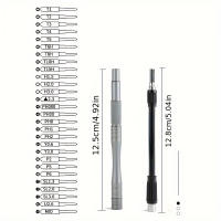 Juego De Destornilladores De Precisión 30 En 1 Con Mango Herramienta Manual Magnética Hexagonal Phillips Torx Para Reparación De Teléfonos Móviles - details 3