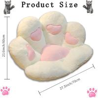 Silla Pata de Gato, sofá perezoso en forma de pata de Gato (Blanco) - details 1