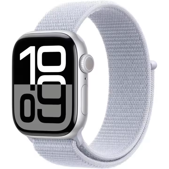 Apple Watch Series 10 GPS Celular 42 mm Aluminio Plata Correa deportiva Nube azul - No.1 - 1