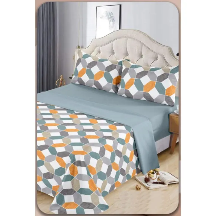 Juego de sábanas 4 piezas cama 135cm/150cm/180cm  Color primavera - verano - 1