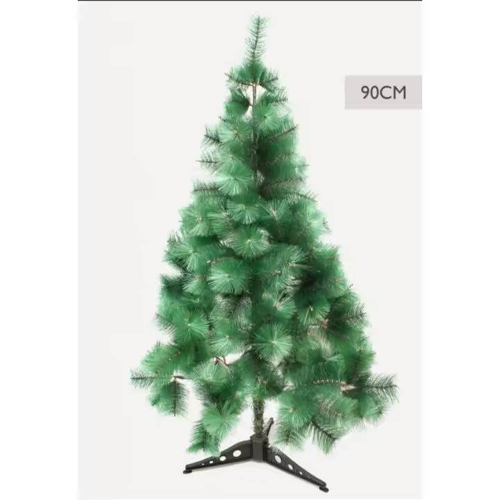 Árbol de Navidad Artificial - Agujas de Pino + PVC  Encriptado Ramas Naturales Clásicas Y Realistas - 1