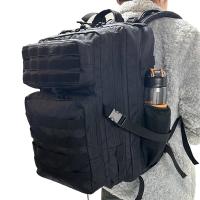Mochila Lawaia 50L Para Viajes Con Porta Botella Hombre Mujer Mochila Táctica Pesca Exterior Senderismo Material Nylon - details 0