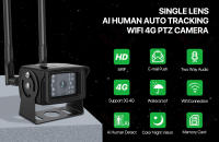 Cámara IP Exterior 5MP HD Con Carcasa De Metal Para Seguridad Del Hogar Y Coche Alarma Por Correo Electrónico Vigilancia De Video Cámara De Cuidado IP 4G SIM Card - details 0