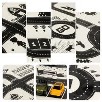 Alfombra De Juego Para Niños Matriz De Tráfico Ciudades Impermeable Estudio Educativo Para Niños Y Niñas De 7 a 12 Años - details 5