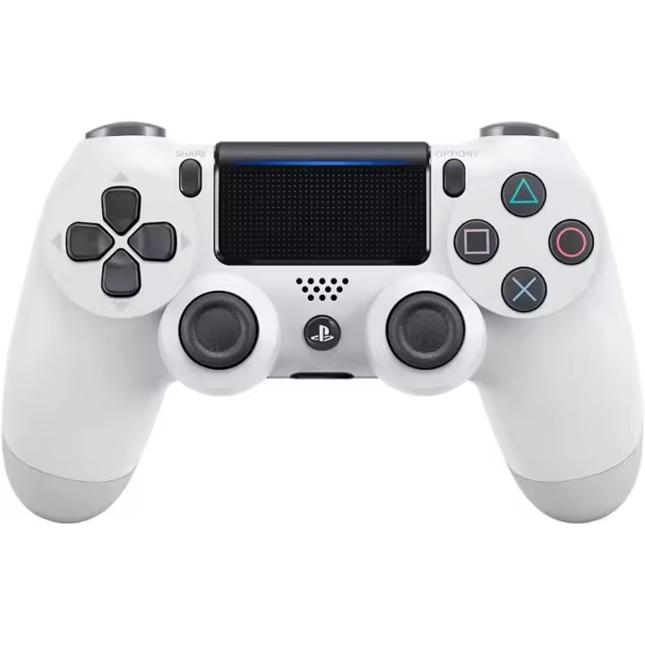 Mando inalámbrico compatible con PlayStation DualShock 4 - Blanco glaciar - 1