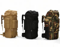 Mochila de Senderismo y Viaje 75L camuflaje - Unisex para Mujer y Hombre - details 2