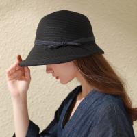 Sombrero de rafia para mujer – Hecho a mano, ala ancha, plegable y transpirable – Ideal para playa, vacaciones, estilo bohemio y fotos veraniegas – Talla ajussombrero de sol mujer sombrero de playa mujer sombrero verano mujer  Sombrero de paja artesanal - details 5
