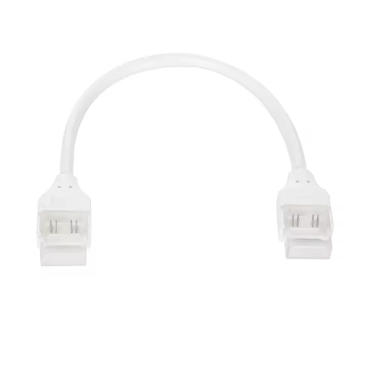 Ledkia Conector Hipopótamo doble con cable para Tira LED RGB 12/24/220V SMD Silicone FLEX Ancho 12 mm 12 mm - 1