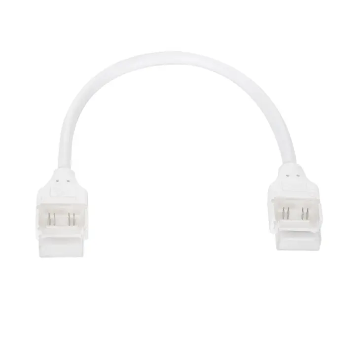 Ledkia Conector Hipopótamo doble con cable para Tira LED RGB 12/24/220V SMD Silicone FLEX Ancho 12 mm 12 mm - 1