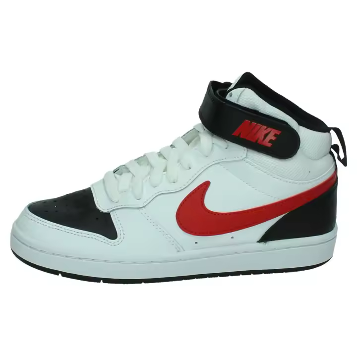 Deportivos marca NIKE para niño en color blanco-negro. NIKE COURT BOROUGH - 1