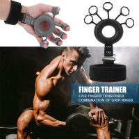 Entrenador De Músculos De Mano Con Anillo De Muñeca Ajustable En Silicona Estirador De Dedos Para Escalar Y Guitarra - details 1