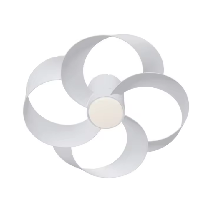 Ventilador de techo LED en forma de flor, con aspas toroidales ROSE, 24W, blanco 2700K-5000K, 2000Lm, de Mantra Iluminación | LeonLeds - 1