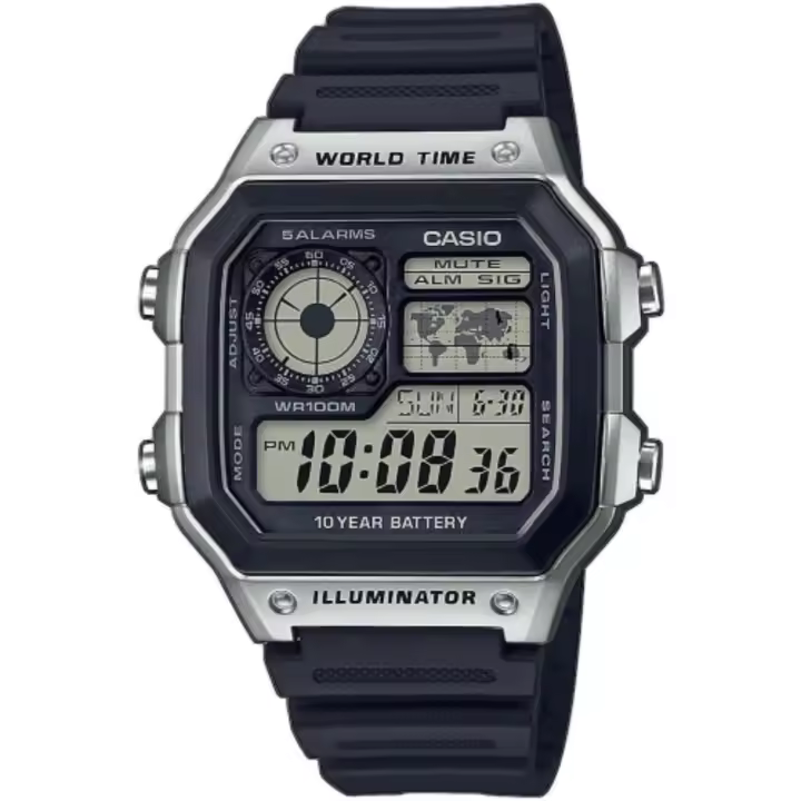 Reloj Casio AE-1200WH-1CVEF Digital Negro - 1