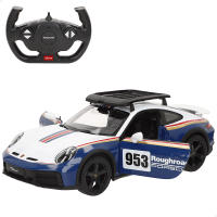 Rastar coche teledirigido Porsche 911 Dakar 1:14 con maletero desmontable, luces delanteras y traseras, suspensión independiente y mando 2.4GHz - details 0
