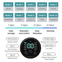 Cinturón De Tonificación Abdominal Entrenador De Músculos Masajeador De Cintura Recargable Equipo De Fitness Para Abdomen Y Brazos Material Compuesto Multi Tamaño - details 4