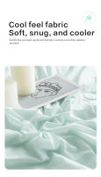 Edredón De Enfriamiento Para Cama Seda Cómodo Y Ligero Ropa De Cama Con Tela Fría De Dos Lados Para Verano Poliéster 100% - details 7