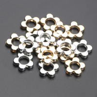 30pcs Pendones De Flor CCB Con Dos Agujeros De 15mm Para Joyería DIY Accesorios Para Collares Pulseras Y Pendientes - details 2