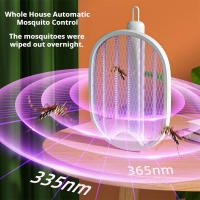 Mosquitero Eléctrico Recargable Por USB Plegable Con Luz UV Ajustable En Ángulo 3000V Asesino De Insectos Exterminador De Mosquitos - details 2