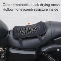 Almohadilla De Silla De Motocicleta Gel Honeycomb Malla 3D Cómoda Absorbente De Choque Alivio De Presión Transpirable - details 11
