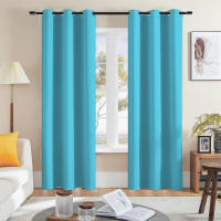 2PCS Cortinas De Isolación Térmica Con Ojales Para Decoración De Hogar Oficina Y Dormitorio Alta Ocultación (70-90%) Material 100% Poliéster - details 10