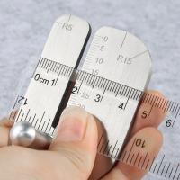Herramienta Práctica Para Cortar Cuero DIY Ruler De Acero Inoxidable Auxiliar Para Corte Manual Accesorios De Herramientas De Talla De Cuero - details 0