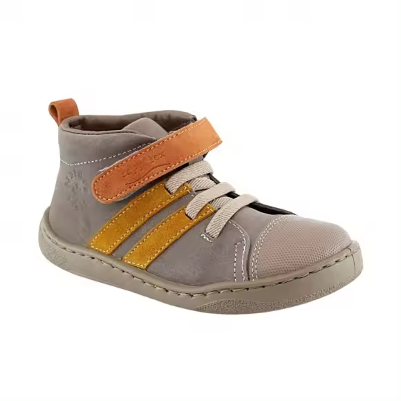 Botines barefoot Zapyflex Velcro y elástico Piedra-Naranja Zapy IZAP24H65 - 1