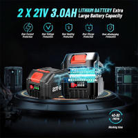 2.5M/6 Pulgadas Mini Motosierra Sin Cable, 2 en 1 Brushless Motosierra Pertiga Electrica con 2x4,0Ah Batería, 800W Motosierra Telescópica - details 12