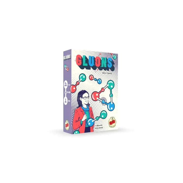 2Tomatoes Games | Gluons | Juego de Cartas | Juego de Mesa de Apuestas y Memoria | Disfruta de la Competición | Diversión Educativa | 2-4 Jugadores | Edad Mínima: 10 Años | Idiomas: Español, Alemán, Inglés y Francés | Temáticas: Inventos, Producción - 1