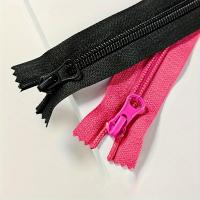 5 Piezas De Cremallera Corta De Nylon Multicolor Para Bolsillo De Cola Abierto Al Final Material Ecológico Plástico - details 3