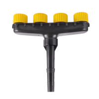 Atomizador De Gran Flujo Para Jardín Y Agricultura Regadío Ajustable Herramienta De Riego Para Pasto Y Vegetales 3/4/5/6 Maneras Tamaño 20*27.5cm Color Amarillo+ Negro - details 6