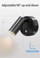 Lámpara De Noche LED Recargable Por USB Con Luz De Lectura Magnética Y Toque Dimmerable En 3 Colores Para Dormitorio - details 4