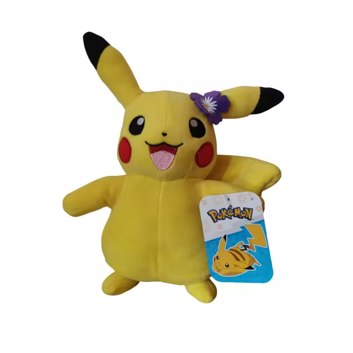 Peluche Pokemon - Pikachu with purple bow 20cm Raíz Merchan-Store - 1
