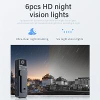 Cámara corporal con grabación de audio y video, cámara corporal de 6 horas 1080P con lente rotativa de 180°, visión nocturna, grabadora de video corporal, viaje personal, caminata, deportes - details 5