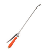 Vara De Pulverizador Ajustable En Acero Inoxidable Con Boquilla De Cobre Para Riego De Jardín Limpieza De Coches Y Plantas - details 2