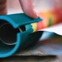 Cortador Y Rondoneador De Papel Kraft Manual Portátil ABS Para Cumpleaños Y Fiestas Artesanía Y Empaque Color Como En La Imagen Tamaño 10*6cm - details 5