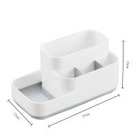 Estuche de plástico para maquillaje, caja contenedora de joyería, organizador de maquillaje, cajones, caja de almacenamiento de cosméticos, soporte para brochas de maquillaje - details 11