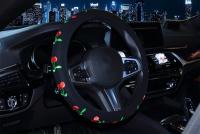 Cubierta De Guantes Para Volante De Coche Universal 38cm Textura Suave Múltiples Colores Accesorios De Decoración Para Automóvil DIY - details 3