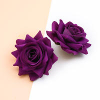 10PCS Rosas Rojas De Seda Para Bodas Accesorios De Decoración De Hogar Flores Artificiales Para Caja De Regalos Scrapbook - details 18
